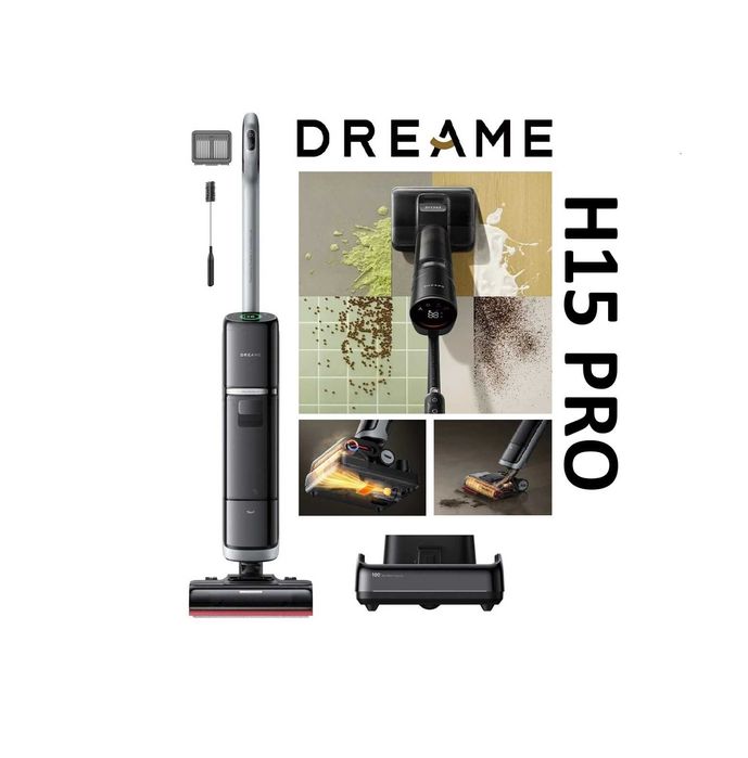 Odkurzacz pionowy mopujący DREAME H15 Pro Wet & Dry SKROBAK + Suszenie