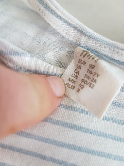 Letnia sukienka HM H&M 92 na Lato na ramiączka