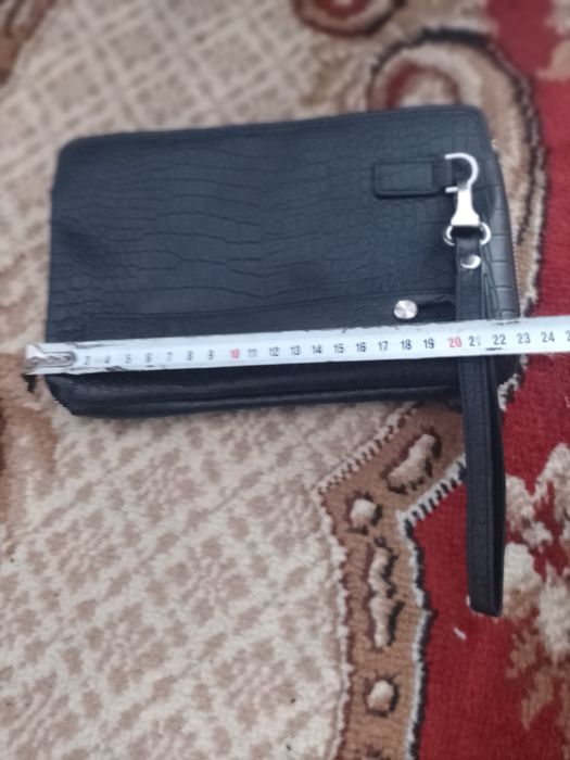 Барсетка кожаная