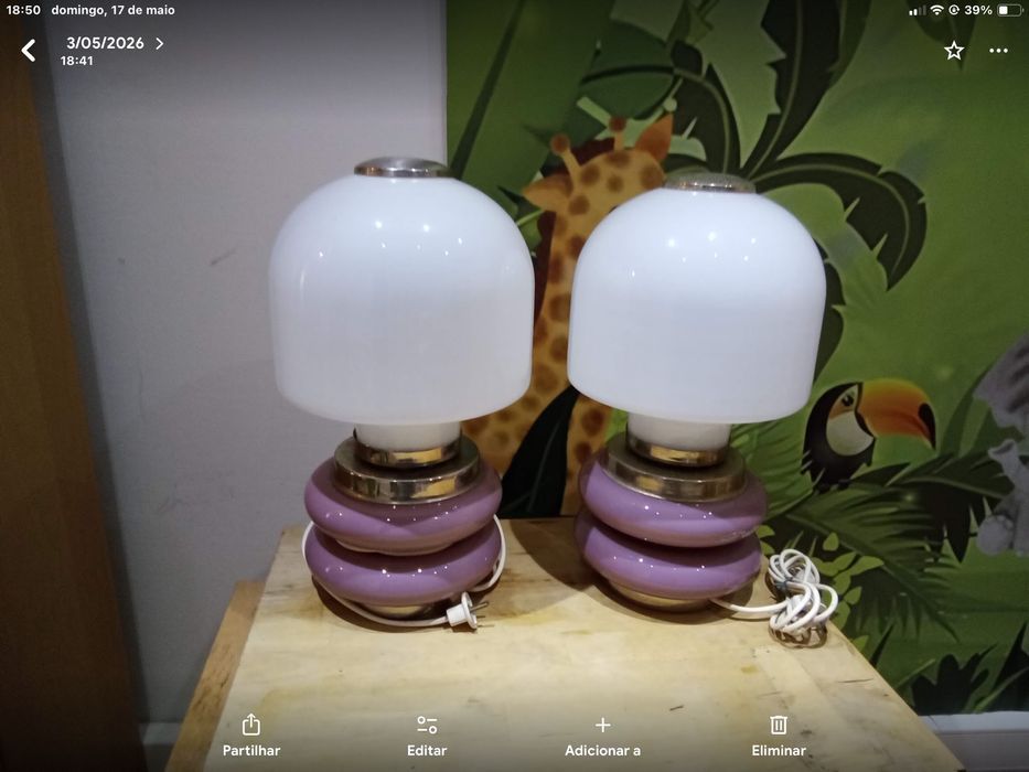 Candeiros de mesa , arte deco
