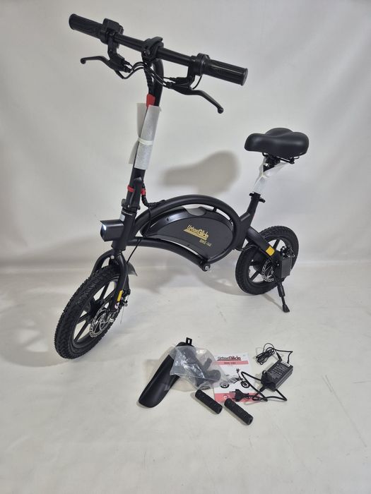 URBANGLIDE eBike 120 - Hulajnoga elektryczna 25 km/h, 18 km z siodełkiem