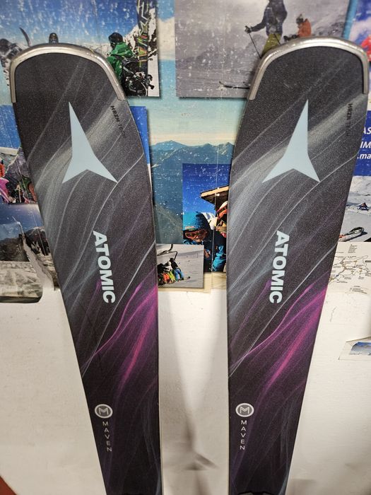 Piękne Damskie Narty Atomic Maven 153 +  buty scott celeste