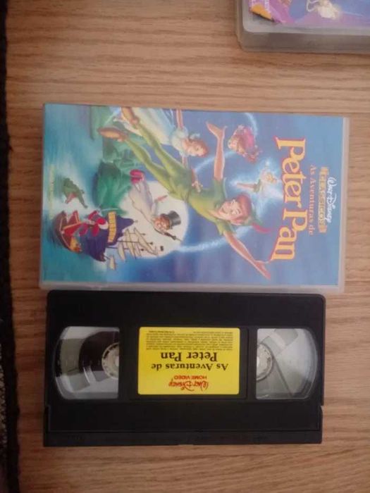 Cassetes VHS em ótimo estado