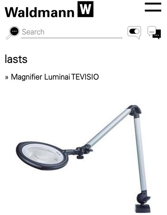 Лампа-лупа Waldmann оригінал