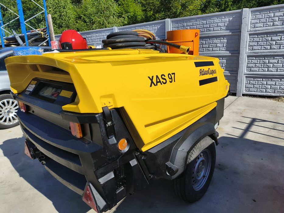Atlas copco xas 97+piaskarka nowa dostawa gratis