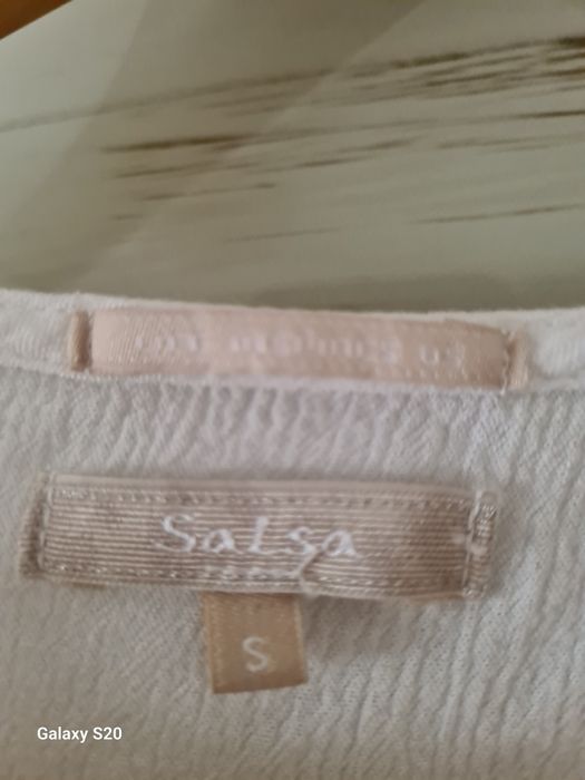 Blusa branca pouco usada marca Salsa