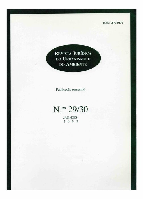Revista Jurídica do Urbanismo e Ambiente n.º 29/30
