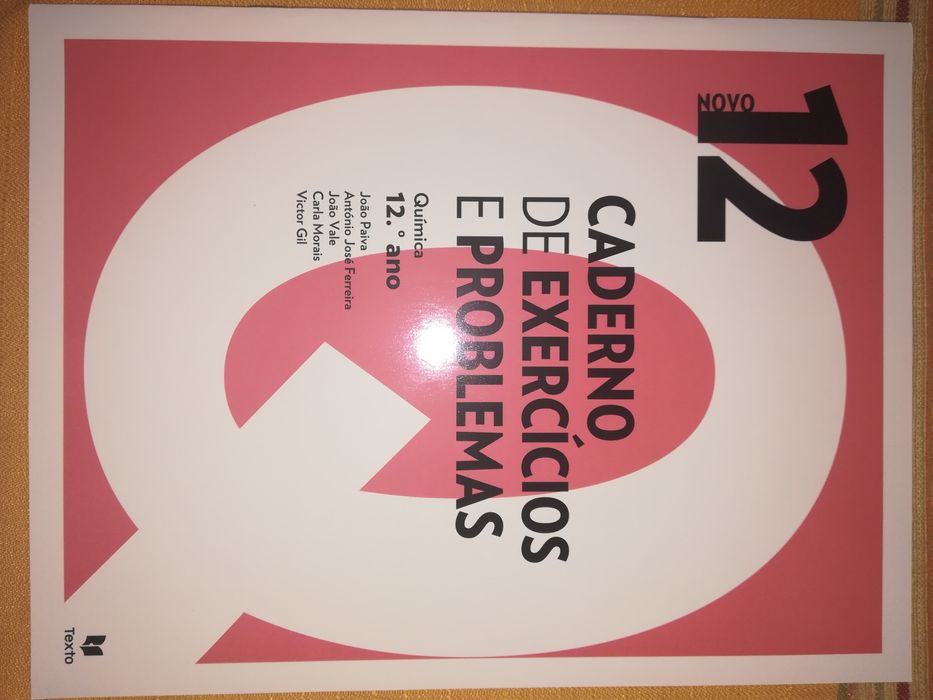 Caderno de exercícios de Quimica 12 ano