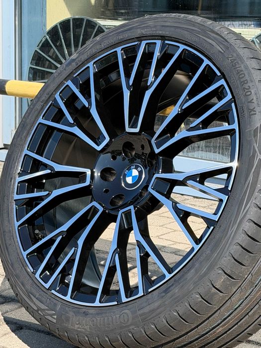 Nowe koła 20 cali BMW X3 G45 G48 czarno srebrne