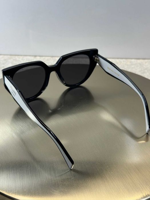 Prada PR 17WS Symbole чорні з білим / Окуляри Прада оригінал