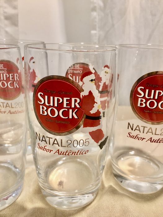 Copos Super Bock 30cl Natal 2005