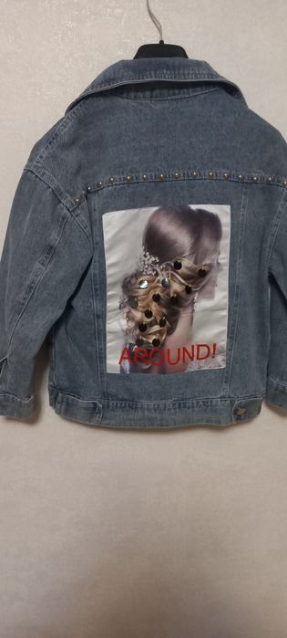 Куртка джинсова для дівчинки