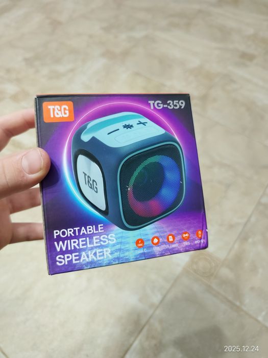 Bluetooth колонка T&G TG-359 з LED підсвіткою
Продам портативну бе