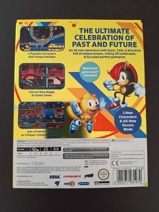 Sonic Mania Plus - Edição Especial Artbook