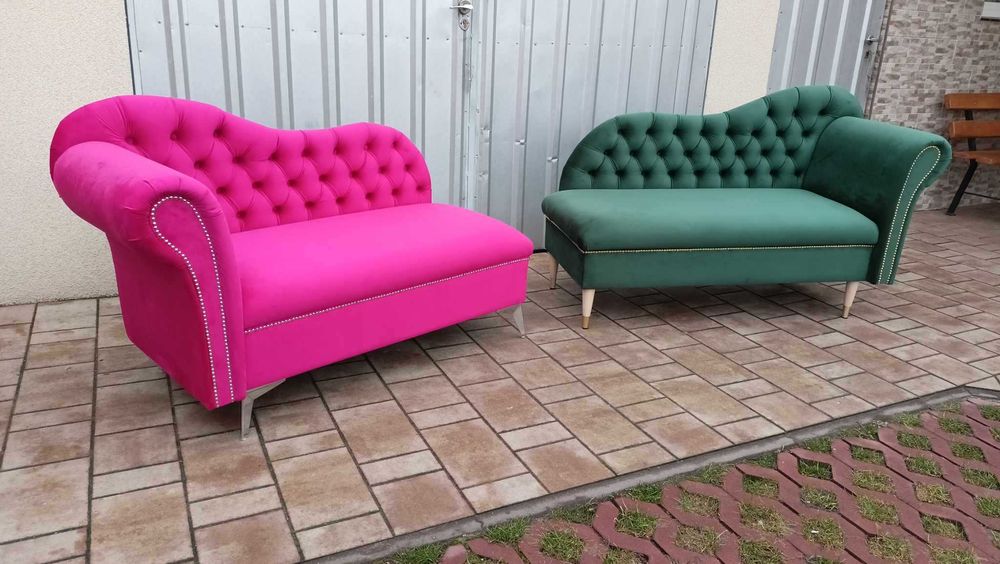 Szezlongi ławeczki chesterfield