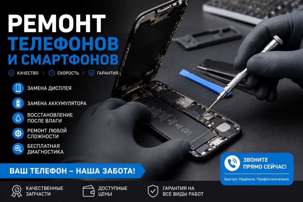 Ремонт телефонов и смартфонов