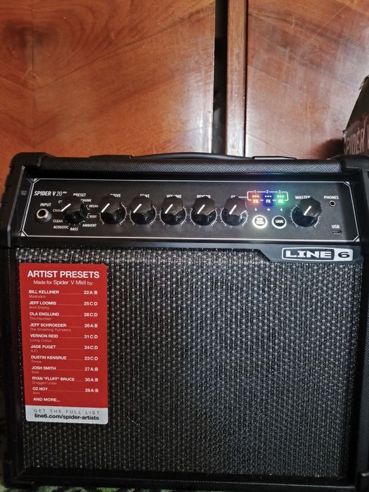 Комбопідсилювач Line 6 Spider V 20 mkII