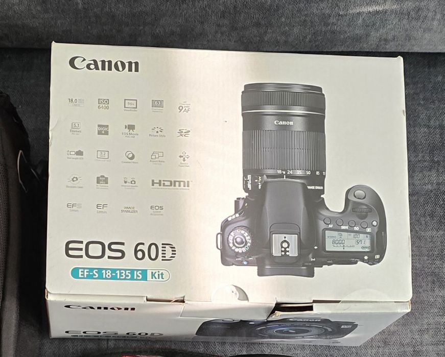 Canon 60D 8K ideał z etui Kata