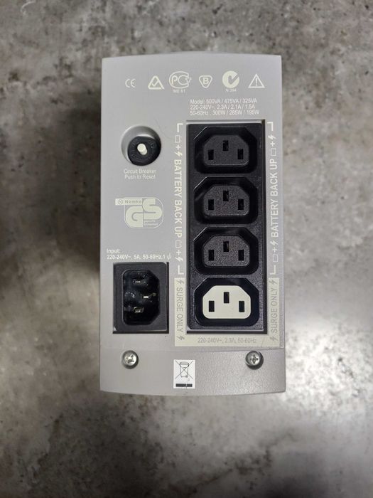 Источник​ бесперебойного питания Back-UPS CS 500VA