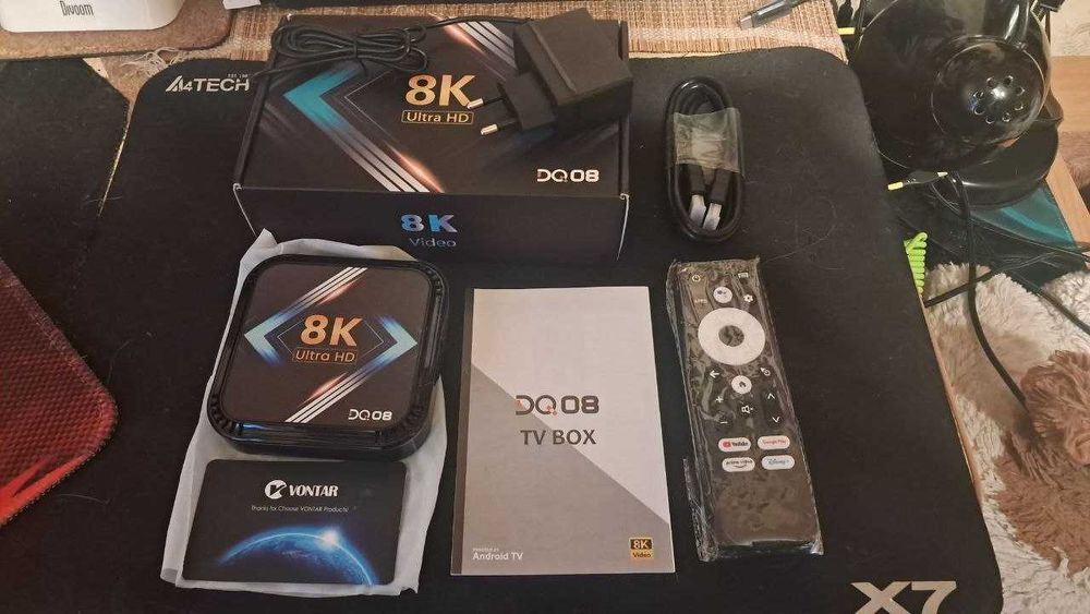 Медіаприставка VONTAR DQ08 RK3528 Smart TV Box Android 13 4/64 GB