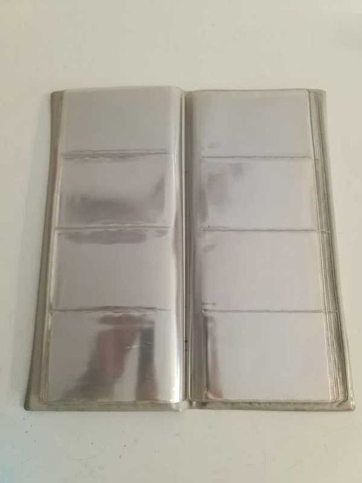 Bolsa em Pele para Cartões Telefone Album Leather Case Card Business