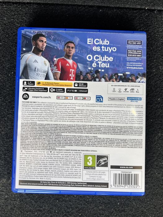 FIFA 26 PS5 Novo 38€