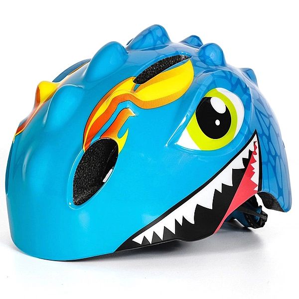 Kask rowerowy dziecięcy Wozinsky lekki S - niebieski