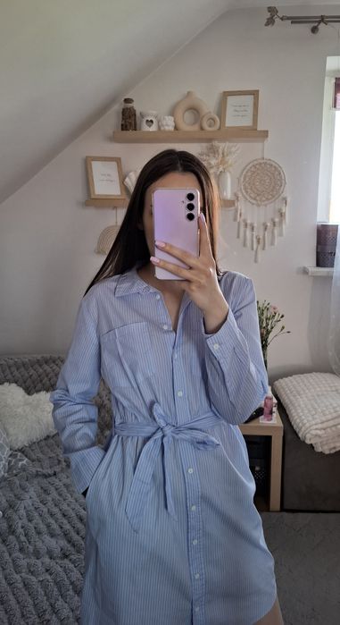 Sukienka koszulowa w paski