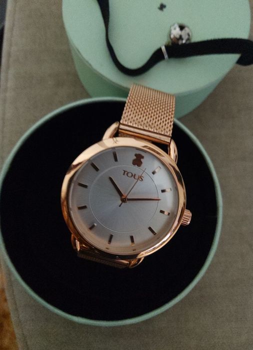 Relógio de sra Rose gold Tous com ecrã madrepérola pulseira ajustável