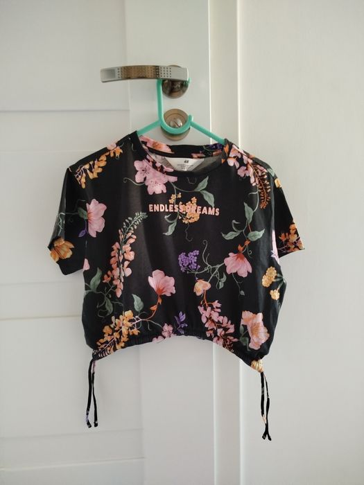 H&M krótki t-shirt koszulka rozmiar 134-140