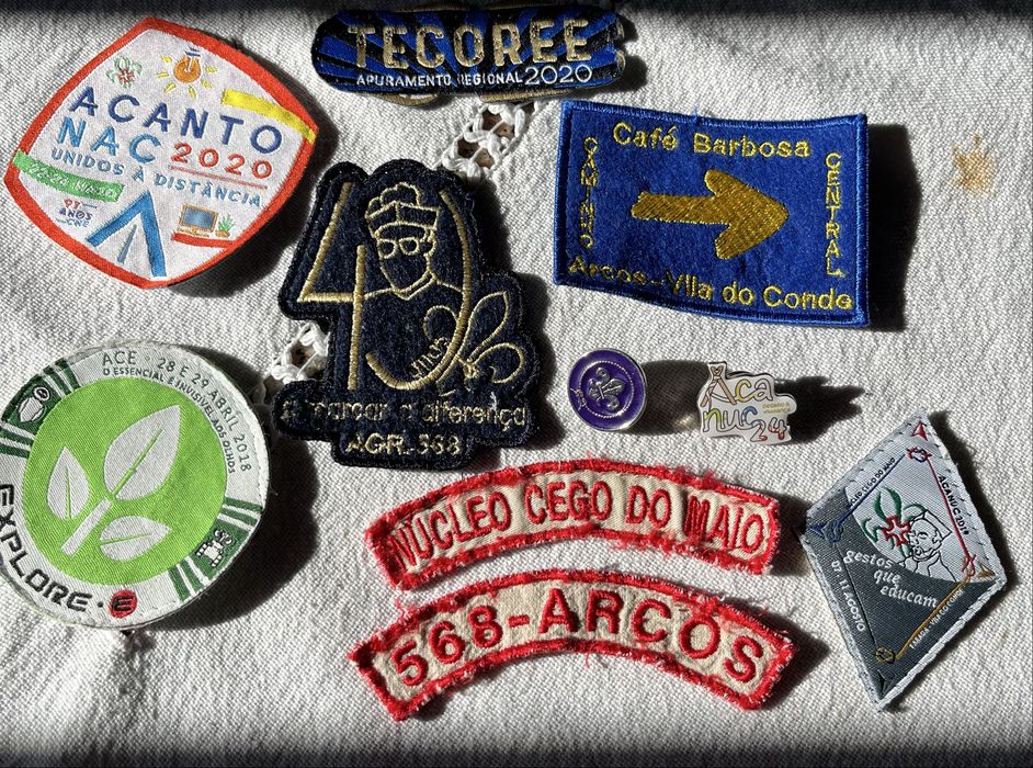 Insignias e pins de escuteiro
