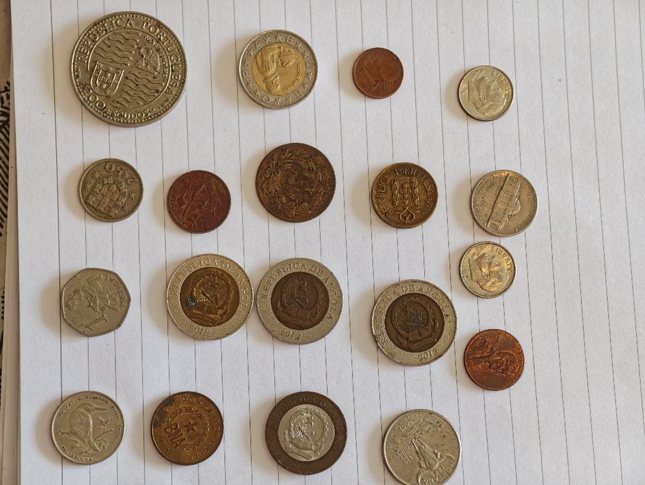 Coleção completa de  moedas
