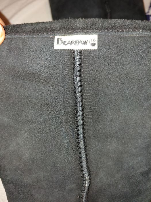 Skórzano-wełniane buty Bearpaw