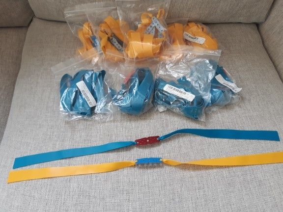 Fisgas bolsas elasticos suplentes e esferas