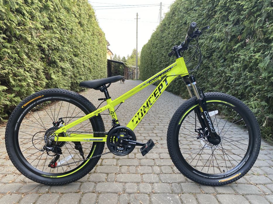 Дитячий велосипед Corso Concept 24 yelloy
