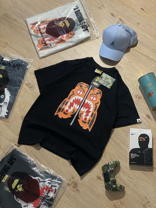 Футболка Bape tiger, M; L