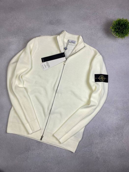 Кардиган Stone Island/кардиган білий стон айленд/кофта стон island