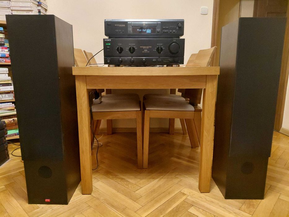 Potężne Kino/Stereo: Kolumny STX F-280n + SONY Japan + Kable OFC