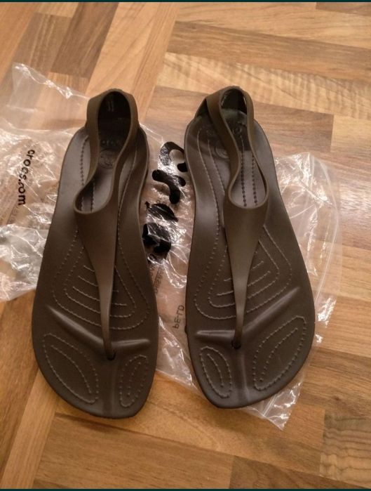 Crocs Sexi Flip W9  39/40 brąz