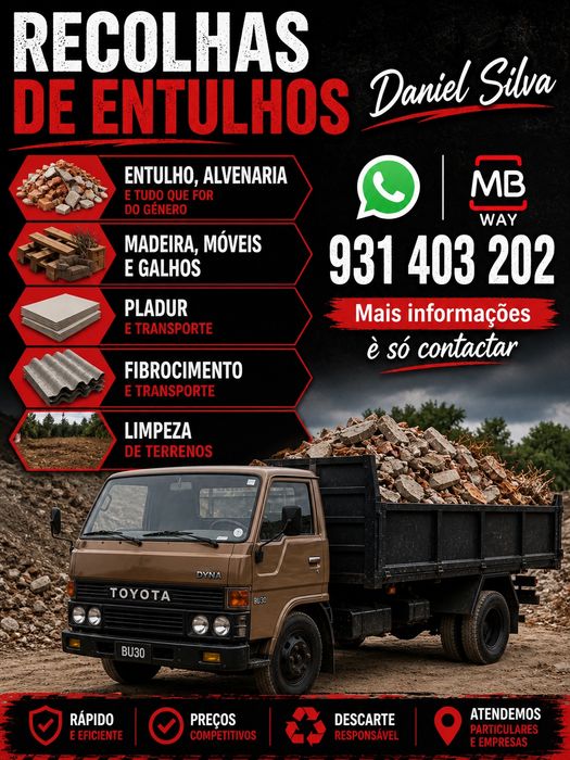 Remoção de entulhos