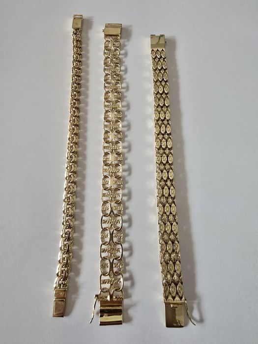 Nowe złote Bransolety Pr. 585 14K