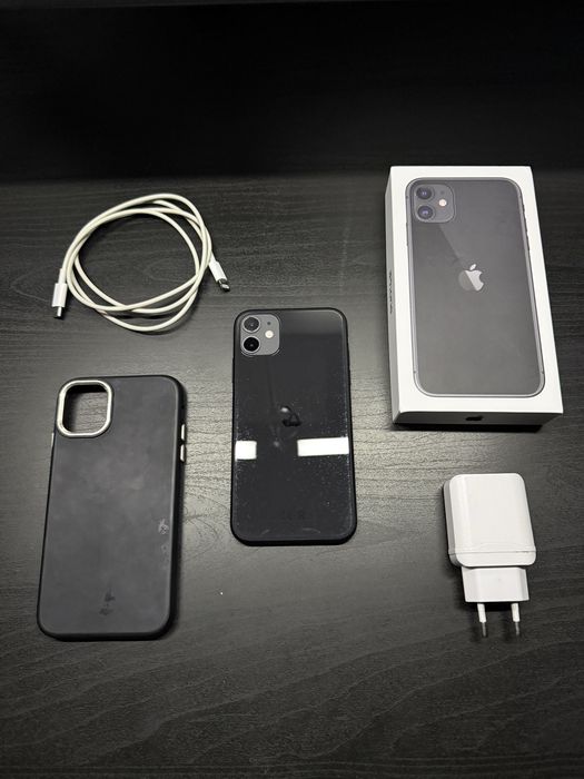 IPhone 11 Czarny 64 GB Kondycja Baterii 81% Stan Idealny