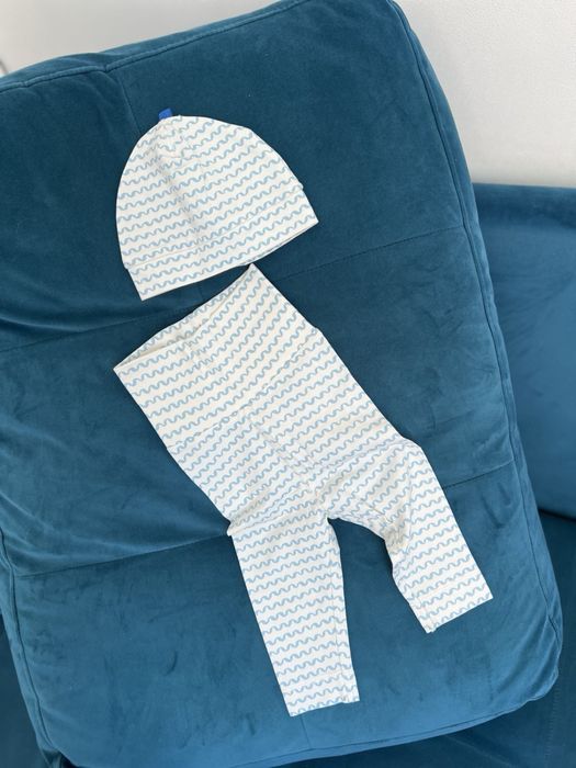 Комплект боді Zara 62-68 см,штані і шапочка, кардиган, сорочка, брюки