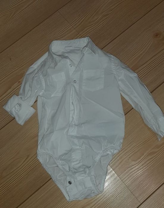 Elegancki zestaw dla chłopca chrzest rozmiar 80