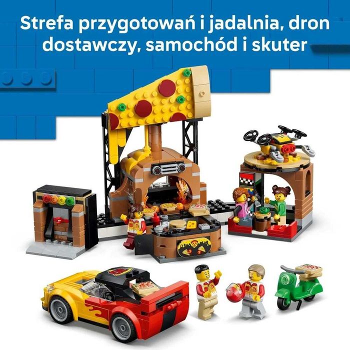 Klocki Lego City 60496 Dostawa pizzy z pojazdami