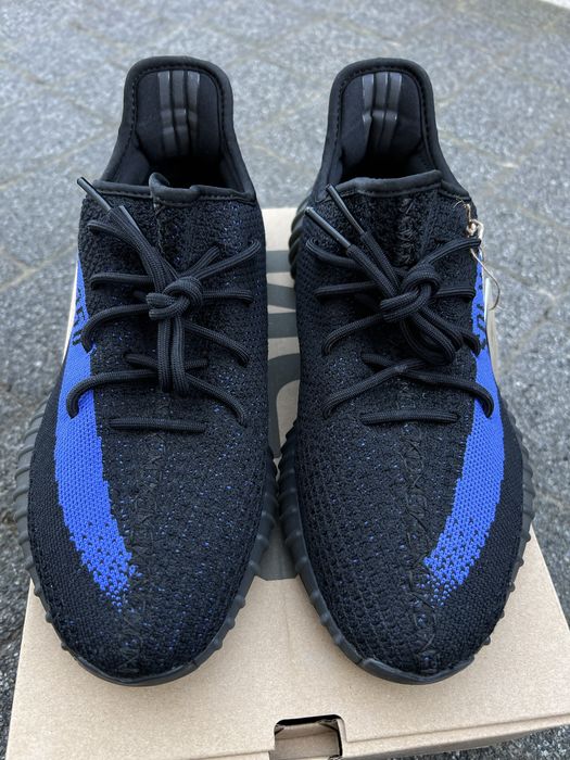 Adidas Yeezy Boost 350 V2 Dazzling Blue sneakersy czarne kanye 45 1/3