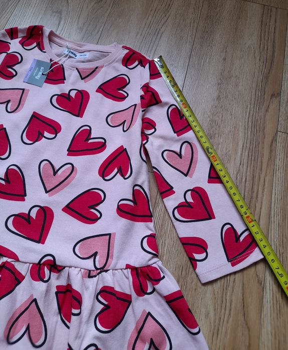 Сукня, плаття сердечки Sinsay 104см. 3-4р. Нова.