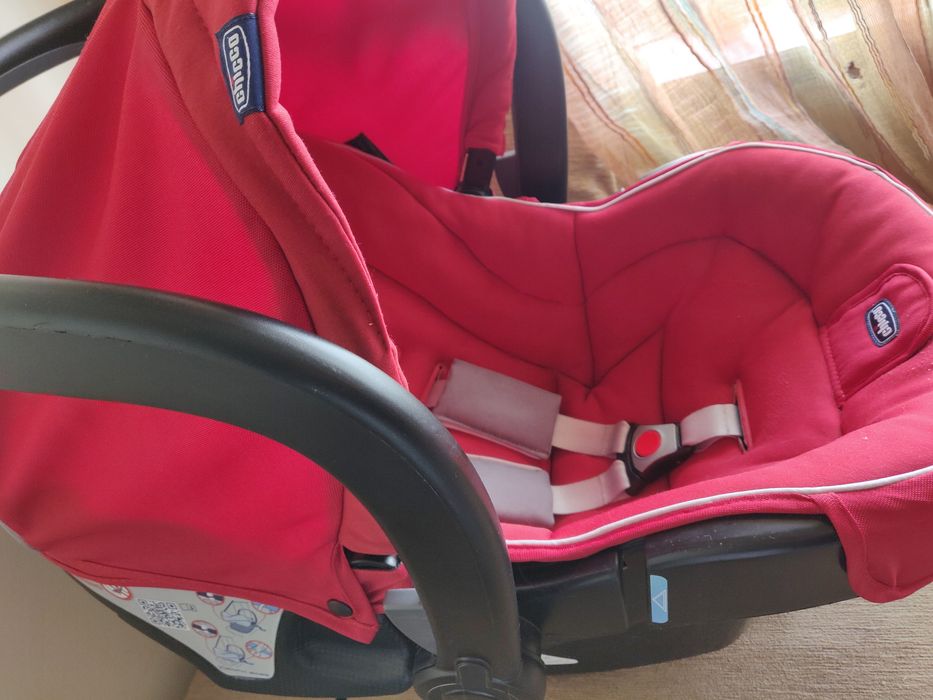 Conjunto carrinho, babycoque e alcofa Chicco