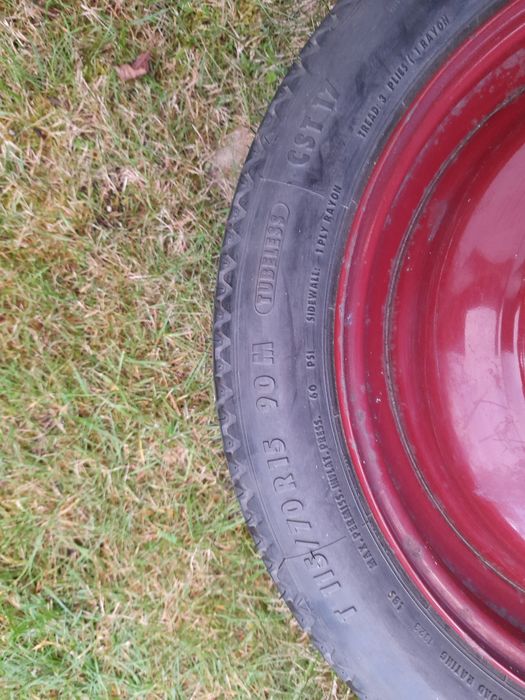 Koło dojazdowe m-ki Continental T 115/70  R15 Radial 90M sprzedam