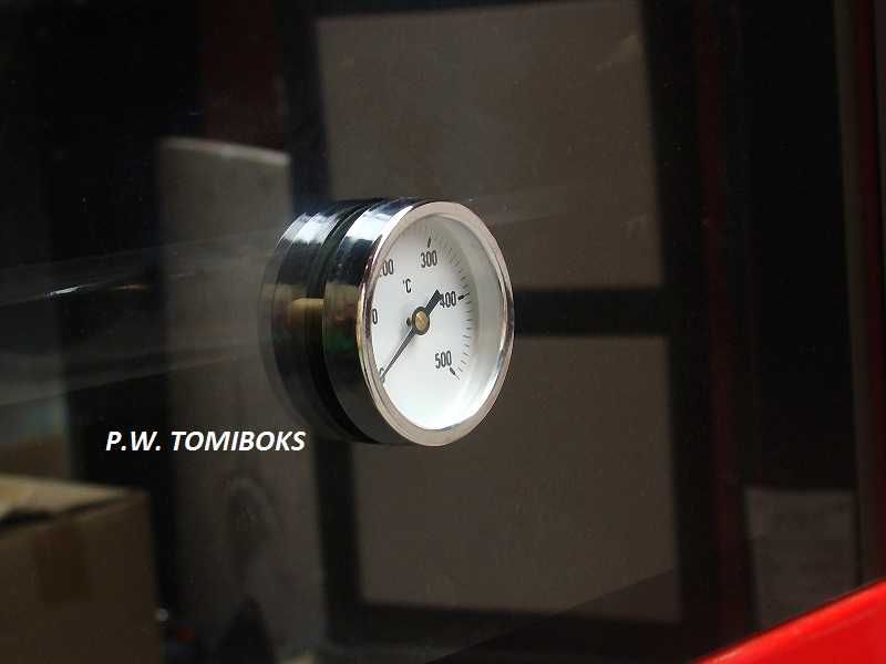 Piec kuchenny, kuchnia ROYAL 720 czerwona, prawa